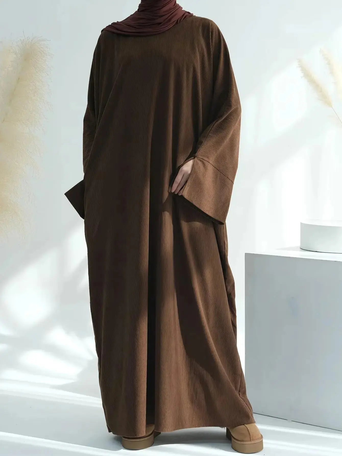 Abaya Simple Plissé Beauté Sublime